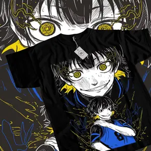 Blue Lock Sport Anime T-shirt & Sweatshirt, Cool Meguru Bachira Graphic Tee, Anime Manga Lover Gifts Cotton Menswear