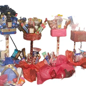 Tall Valentines Day Bouquet With Candy