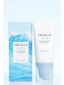 SKIN1004 Madagascar Centella Hyalu-Cica Water-Fit Sun Serum SPF50+ PA++++ | Lightweight Korean Sunscreen for Sensitive Skin | Hydrating, Non-Greasy, UV Protection Face Care