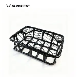 RUNDEER Electric Bike Rear Basket with Cargo Net RUNDEER Electric Bike Rear Basket with Cargo Net