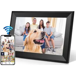 10.1 Inch HD Screen Digital Picture Frame,16GB Storage,Auto-Rotate, Free Photo and Video Sharing to Family & Friends via The app
