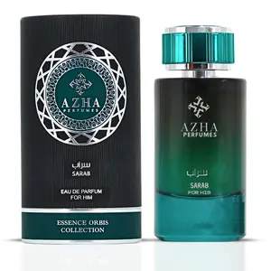 Sarab For Him Eau De Parfum Spray 100ML (3.4 OZ) by Azha | A Fusion of Floral & Woody Notes, Crowned with the Richness of Ambergris.