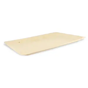 212 MAIN Scandinavia Rectangular Wooden Tray - 15.8x11x0.8 in, Rectangular Shape, Grease Resistant, Microwave-Safe, Versatile for Dinnerware (Home & Festive Party Supplies)