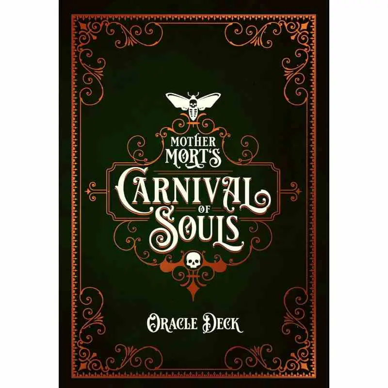 Mother Mort's Carnival Of Souls Oracle Deck - Oracle Cards with Storybook Themes, Carnival Ticket Design, Gilded Edges, Green Foil (Toys & Hobbies, Games & Puzzles, Card Games)