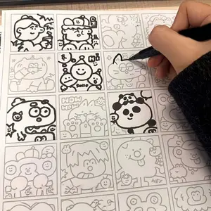 55-Piece Stress-Reducing Tracing Paper Set, Ideal for Adult Workshops & Drawing Practice, Perfect Gift for Birthdays & Holidays, Drawing Paper Craft