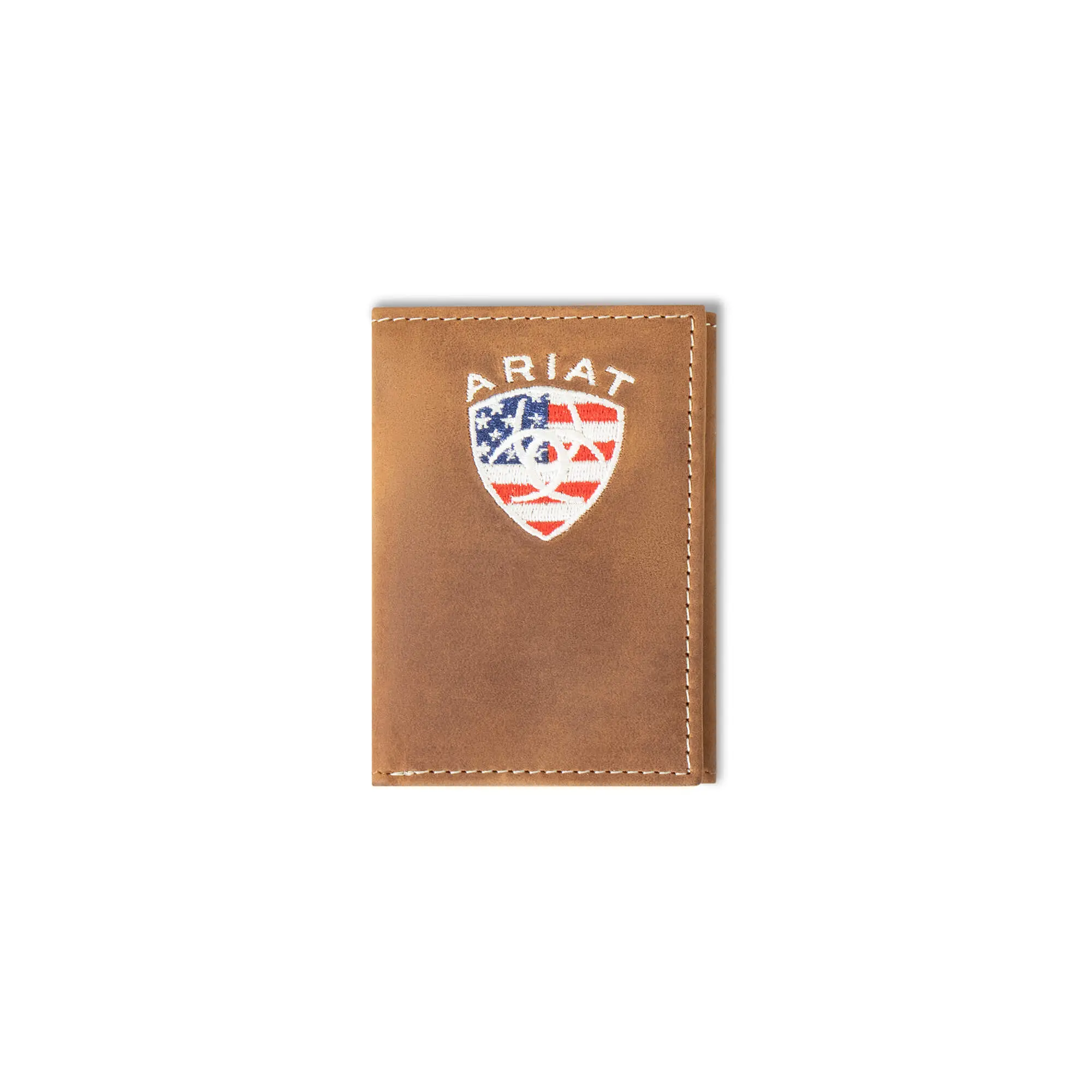 Men's Flag Shield Trifold Wallet