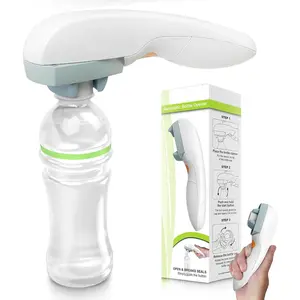 Automatic Solution for Easy Opening of Water Bottles,Electric Bottle Opener for Seniors ,Ideal for Weak Hands or Those with Arthritis.Perfect for Soda, Milk, Juice.Battery Powered.
