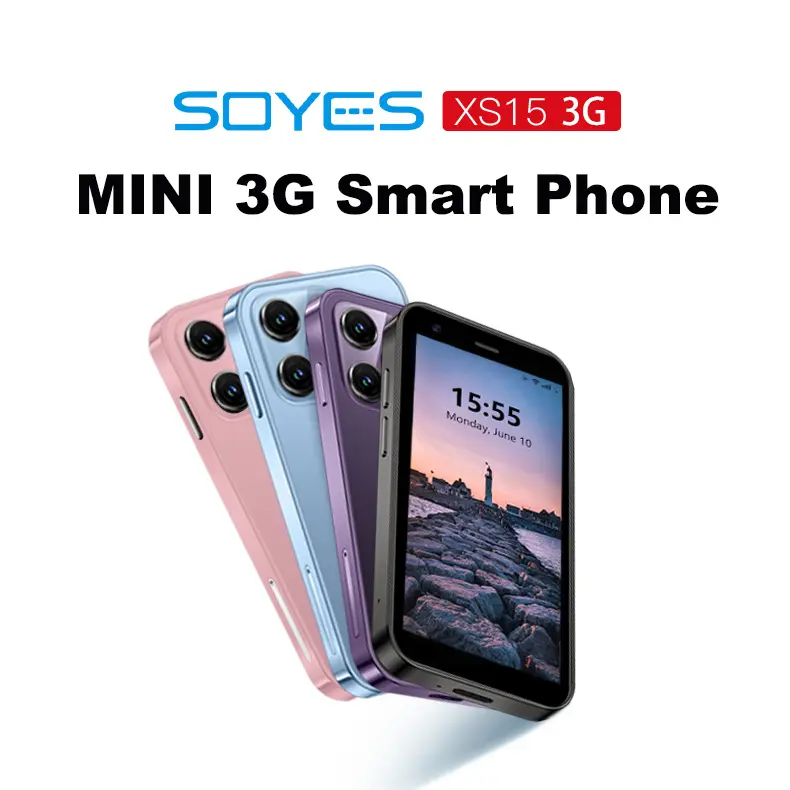 Mini Smartphone XS18Pro,3G 3.0 Inch HD 2GB+16GB Android 9.0 1000mAh Dual Sim Quad Core Mini Phone Child Gift Phone Small Phone Student Pocket Cellphone Pink