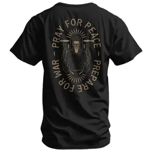 Pray For Peace. Prepare For War. Men's T-Shirt hsl01