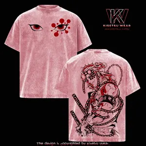 Tengen Uzui Flashy Warrior T-Shirt – Vintage Washed Demon Slayer Sound Hashira Graphic Tee, Anime Art Shirt, Oversized Soft Cotton Streetwear, Unisex Casual Apparel, Gift for Anime Fans