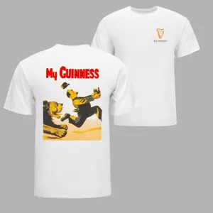 Guinness My Guinness Vintage Funny Graphic T-Shirt Retro Beer Humor Streetwear Casual Soft Cotton Tee Unisex Gift Idea Menswear Top