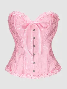 Women's Halloween Corset Top Ditsy Floral, Shapewear Underwear Lace Waist Cincher Push-Up Bodysuit, Comfortable Fashion Design, Perfect for Daily Wear, Christmas, Womenswear