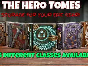 Hero Tomes Modular Storage System Wave 2 TCG RPG Tabletop Gaming Accessories 1x Tome 3D Printed High Quality
