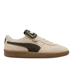 PUMA Mens Palermo Premium Suede Lace Up Sneakers Shoes Casual - White