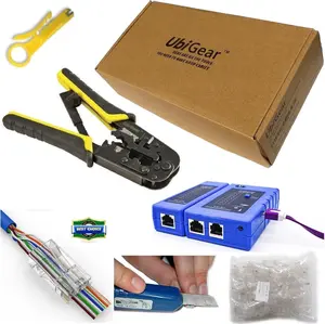 568Tool Crimp Crimper 100 RJ45 CAT5e Connector Plug Network Tool