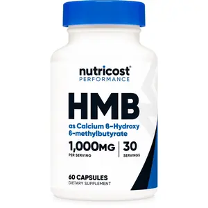 Nutricost HMB Supplement 1000mg, 60 Capsules, Dietary Supplement, Non-GMO Formula