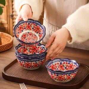 Porcelain Cereal Bowl Set, Ceramic Salad Bowls, Ceramic Pasta Bowls, 1pc/2/4/6/8pcs, 12.7cm Diameter, Microwave & Dishwasher Safe, Ideal for Desserts, Soups, Rice, Fruits