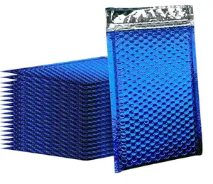 Royal Blue Metallic Bubble Mailers Size 6.5x10 Padded Envelopes