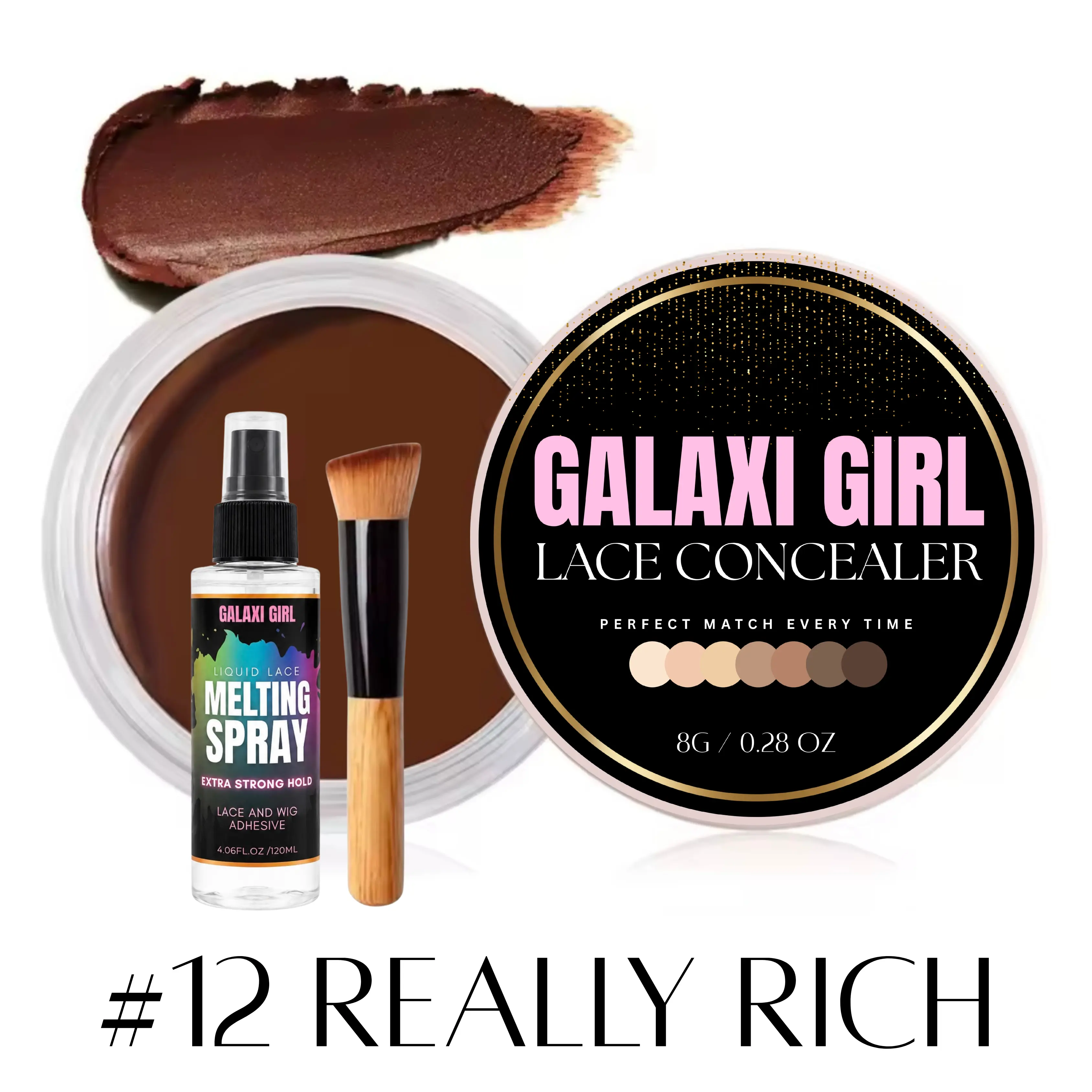 Lace Tint Concealer Kit (#12 - Really Rich)