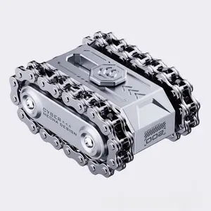 Tank Handheld Stress Relief Toy Chain Gear Magnetic Push Card Fidget Spinner Stress Relief Artifact with Multiple Functions Stress Relie Sprocket-Inspired, Focus Improvement juguetes relajantes estres finger muscle stimulation anxiety relief fidget toy