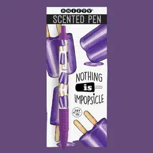 Grape Popsicle Scented Pen Carded - Set of 6