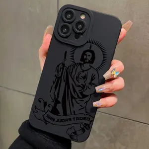 Eye Jesus Pattern Tpu Phone Case for iPhone Models, Shockproof Full Coverage Design, Ideal Birthday Gift for Him Her