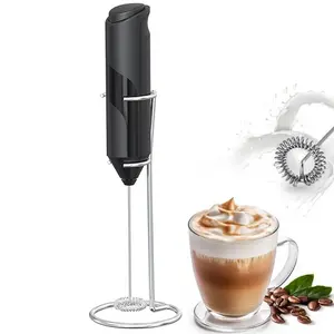 Electric Coffee Frother, 1 Count Handheld Milk Frother, Electric Blender Froth Machine with Base for Coffee, Latte, Cappuccino, Smoothie, Matcha, Hot Chocolate