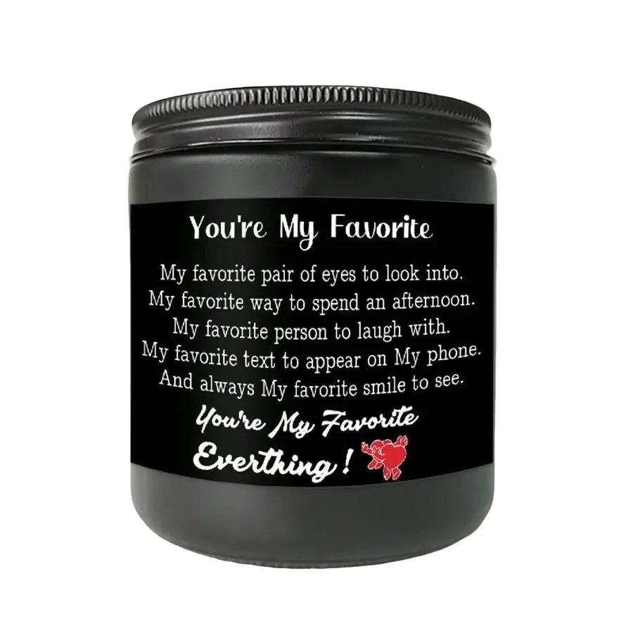 Romantic Adult Gift for Boyfriend, Husband, Girlfriend, Wife, Lover, Couples, Valentine's Day, Birthday, Anniversary, Lavender Scented Aroma Decorative Decoration Fragrance Candle, Valentines Candle