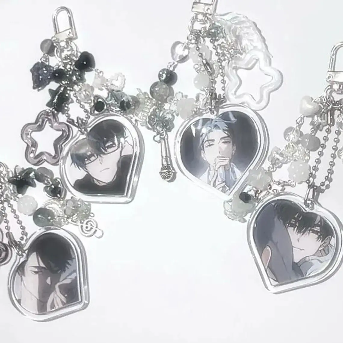 handmade alien stage ivan po keychains trendy aesthetic