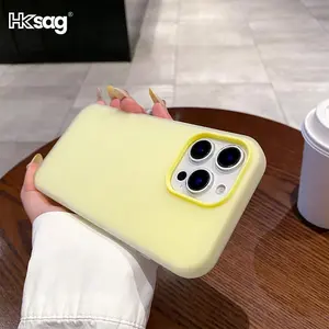 Soft Matte Candy Transparent Phone Case For iPhone 17 16 15 14 13 12 Pro Max Plus X Xs Max XR Shockproof Silicone Bumper Cover