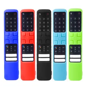 Silicone Remote Control Case, 1 Count Non-slip Remote Control Protective Cover, Dustproof Remote Control Protector for TCL RC901V