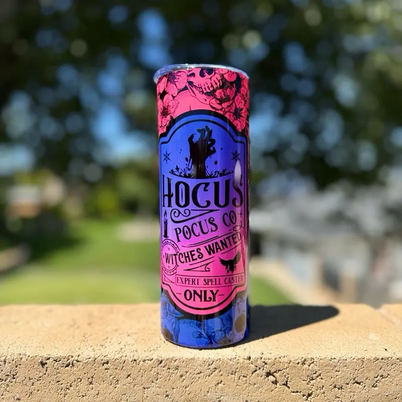 Spooky 20 Ounce Metal Tumbler