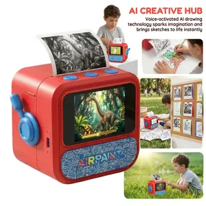 AI Voice-Activated Instant Photo Printer, Wireless Phone Printing, Inkless Portable Device for AI Art, To-Do Lists, Work Notes, Family Journals & Holiday Gifts-YY