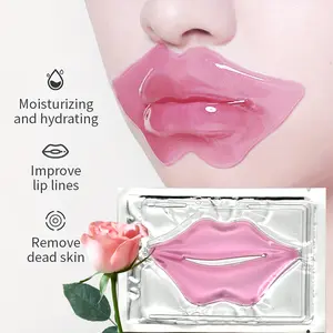 10-Piece Collagen Crystal Lip Masks, Hydrate Dry Lips, Smooth Fine Lines, Deep Moisturize, Tighten and Youthful Lips, Fresh Lips, Moisturizing
