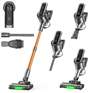 MR.EGO V8 20000pa of powerful suction. cordless vacuum features an 4-in-1 lightweight design with up to 50 minutes of runtime and This rechargeable cordless vacuum is ideal for carpets, tiles, pet hair, and hardwood floors.