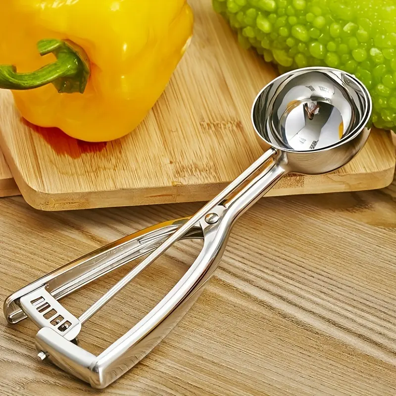 Stainless Steel Ice Cream Scoop, 3 Piece Cookie Scoop Set, Stainless Steel Cookie Dough Scoop, Mini Ice Cream Scoop, Kitchen Utensils, Kitchen Gadgets, Cooking Lovers, Home Bakers, Kitchenware