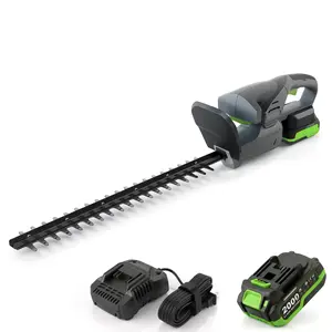 18V Cordless Hedge Trimmer with Battery and Charger, 18-Inch Electric Bush Trimmer, 1500RPM High-Speed Motor & 0.63" Cutting Capacity, Lightweight Handheld Shrub Clipper for Garden Yard Trimming