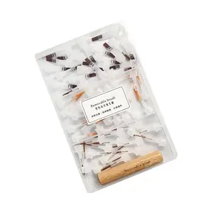 40/60pcs Nail Brush Replacement Heads Set for Efficient and Precise Nail Art