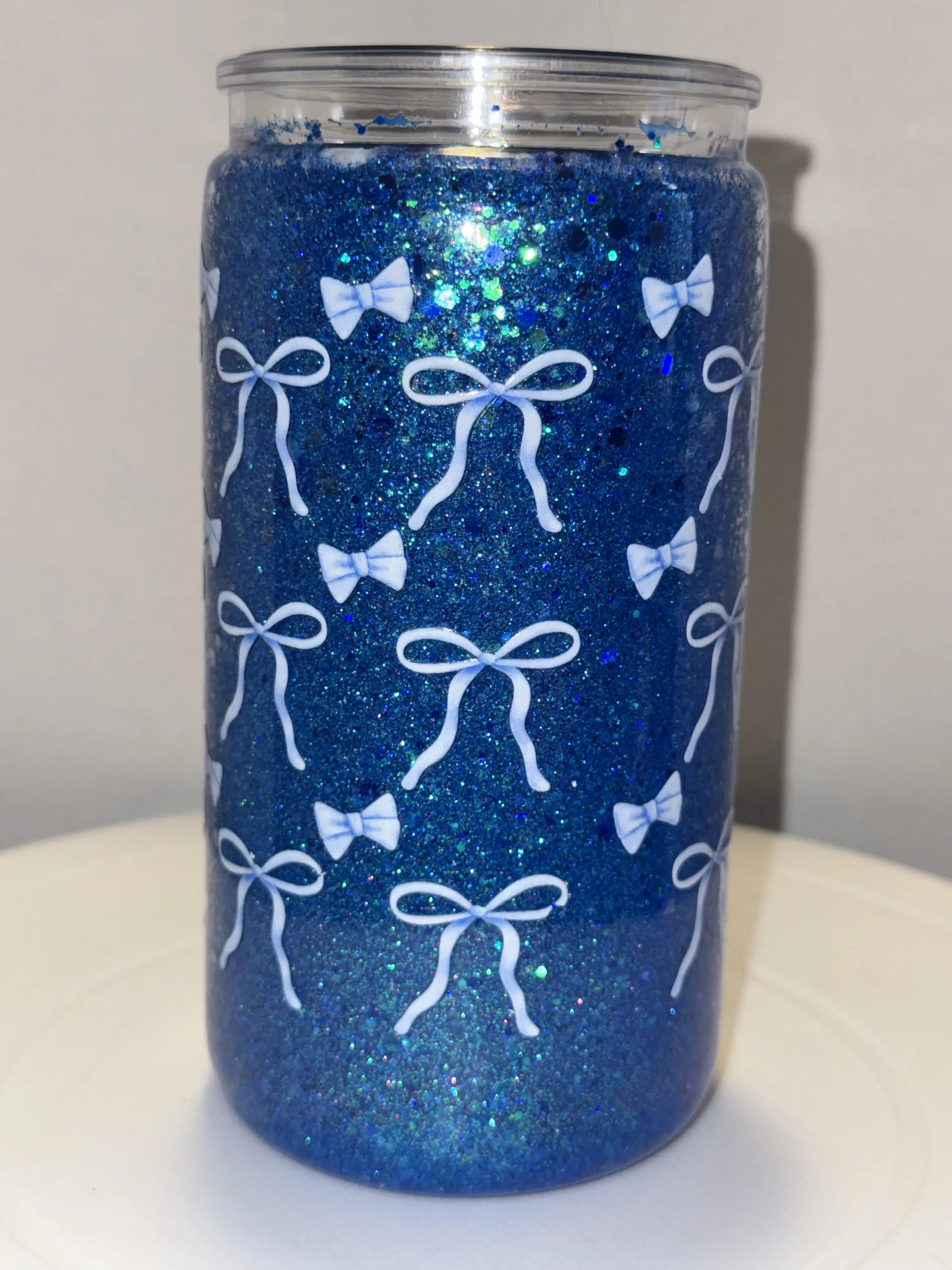Dry glitter tumbler