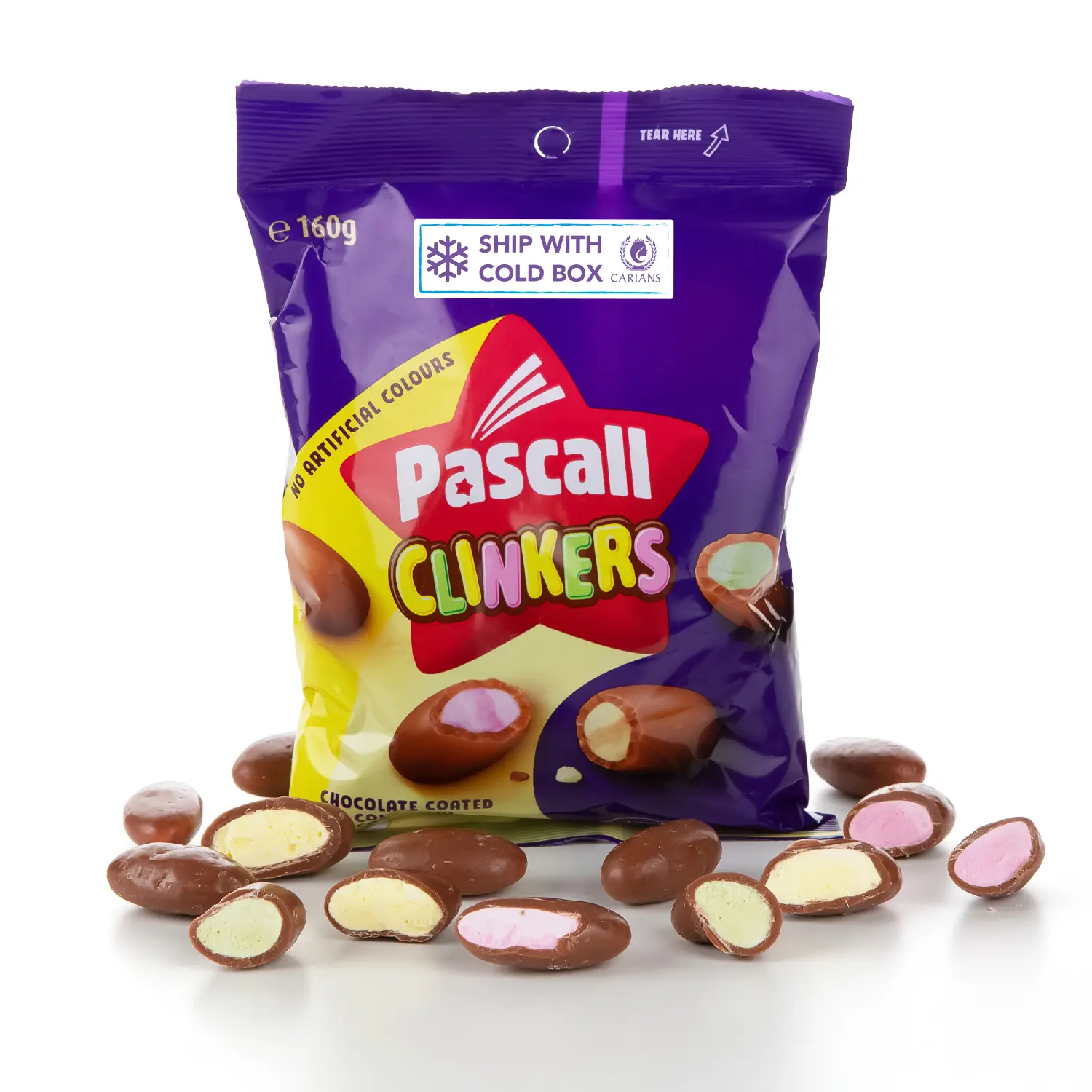 Australian Cadbury Pascal Clinkers Candy Bag (160 gr) Australian Cadbury Pascal Clinkers Candy Bag (160 gr)