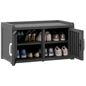 LHBCraft Multifunctional Modern Shoe Cabinet: Stylish, Spacious & Durable for Home & Outdoor Use,Christmas gift