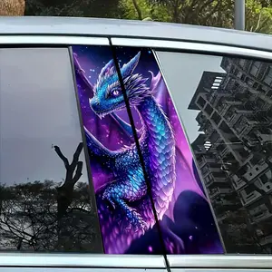 Dragon Pattern Car Sticker, Waterproof & Anti-scratch Car Decal, Car Exterior Decoration Accessories for Car, Laptop, Helmet, Motorcycle, Refrigerator, Vehicle Exterior Decoration