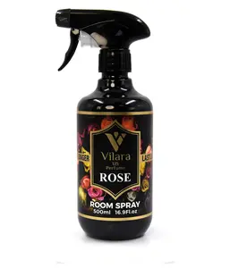 Vilara Rose Room Spray Freshener - Long-Lasting Luxury Scents - Room and Linen Spray for Bedding, Sheets, Fabric, Furniture - Home Guest Room & Bedroom Essentials for Aromatherapy - 500 ml (16.9 fl oz)