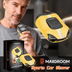 MAXGROOM Electric Shaver: Unique Sport Car Design, Clean Shave, IPX7 Waterproof, Long Battery Life. Stylish, powerful, and perfect for daily grooming. Rechargeable Shaver Machine