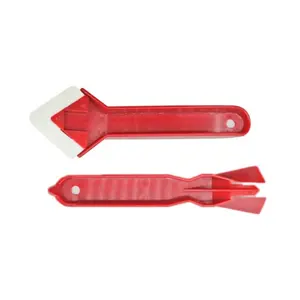 2pcs/set Mini Caulk Removal Tool, Hand Tool Scraper, Utility Tool, Practical Floor Cleaner, Tile Cleaner, Surface Glue Residue Spatula