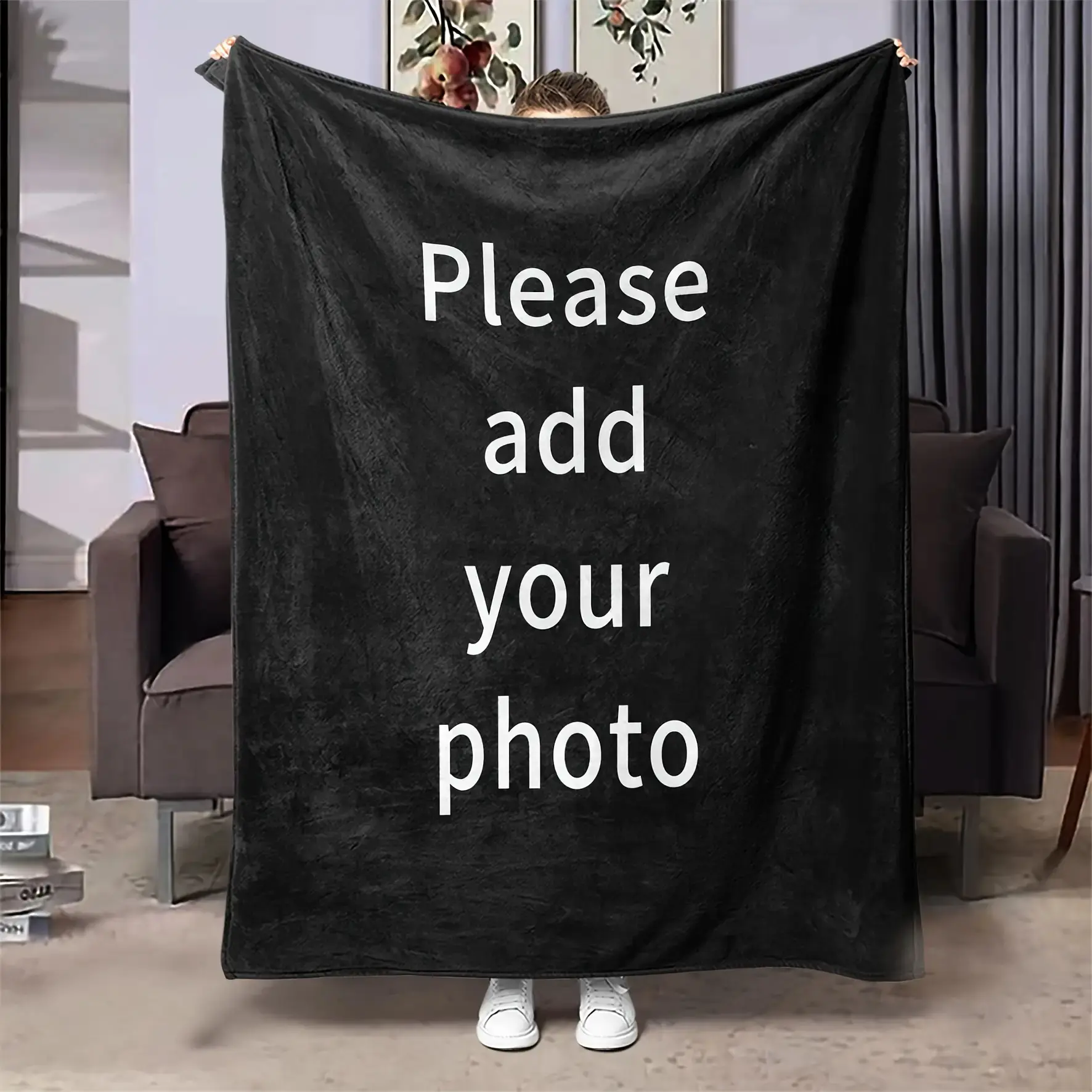 Custom Flannel Blanket - Personalized to Your Design-280GSM Photo