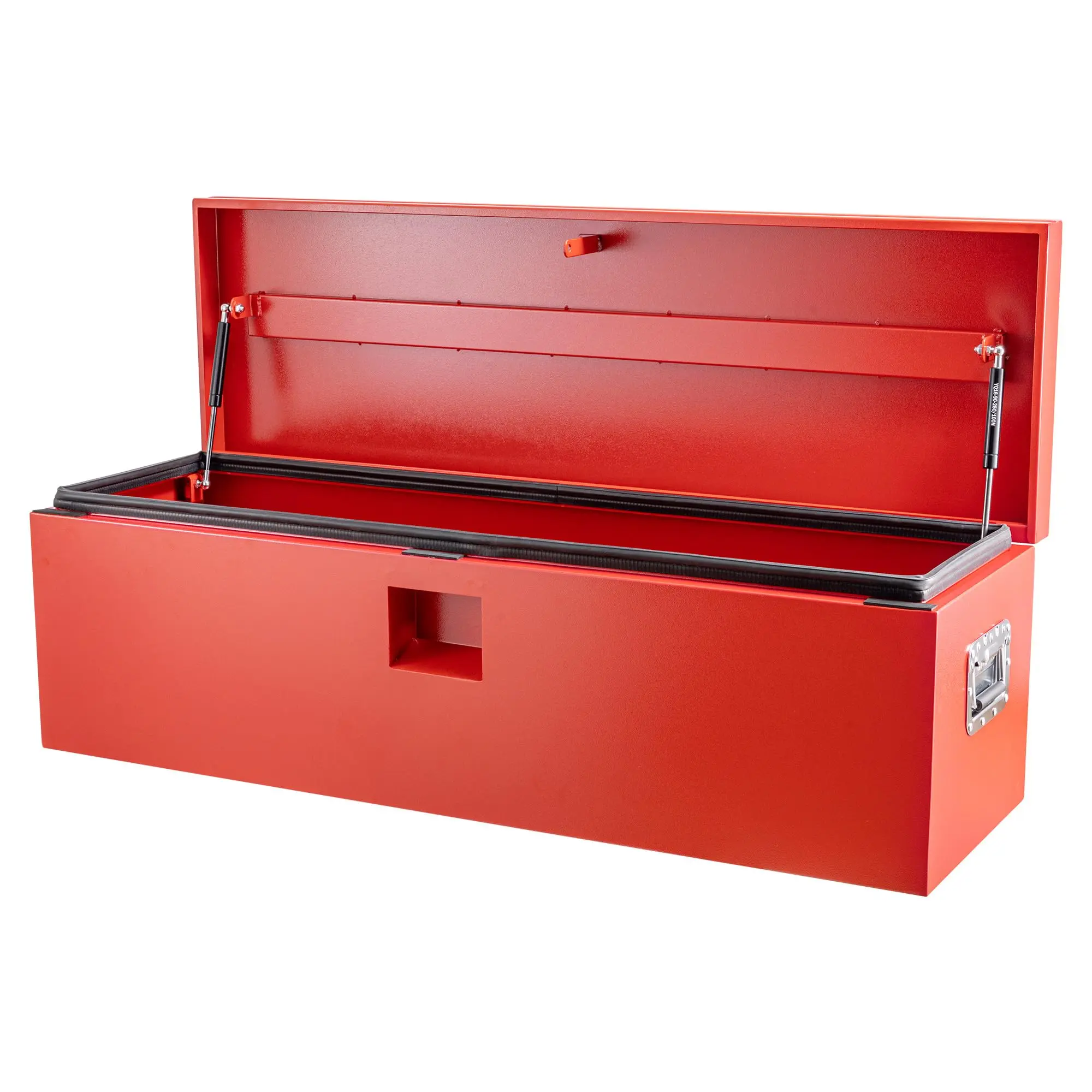 Garvee - Heavy-duty steel truck toolbox with dual lids, lockable and weather-resistant, fits pickups, beds, campers, trailers