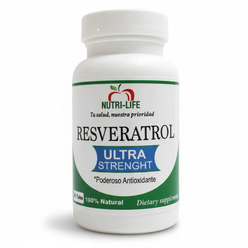Reveratrol-Infused Resveratrol Vegetarian Capsules - 1000mg Natural Antioxidant Dietary Supplement, Essential Minerals Support, Longevity & Energy Boost, 60 Count, Capsule