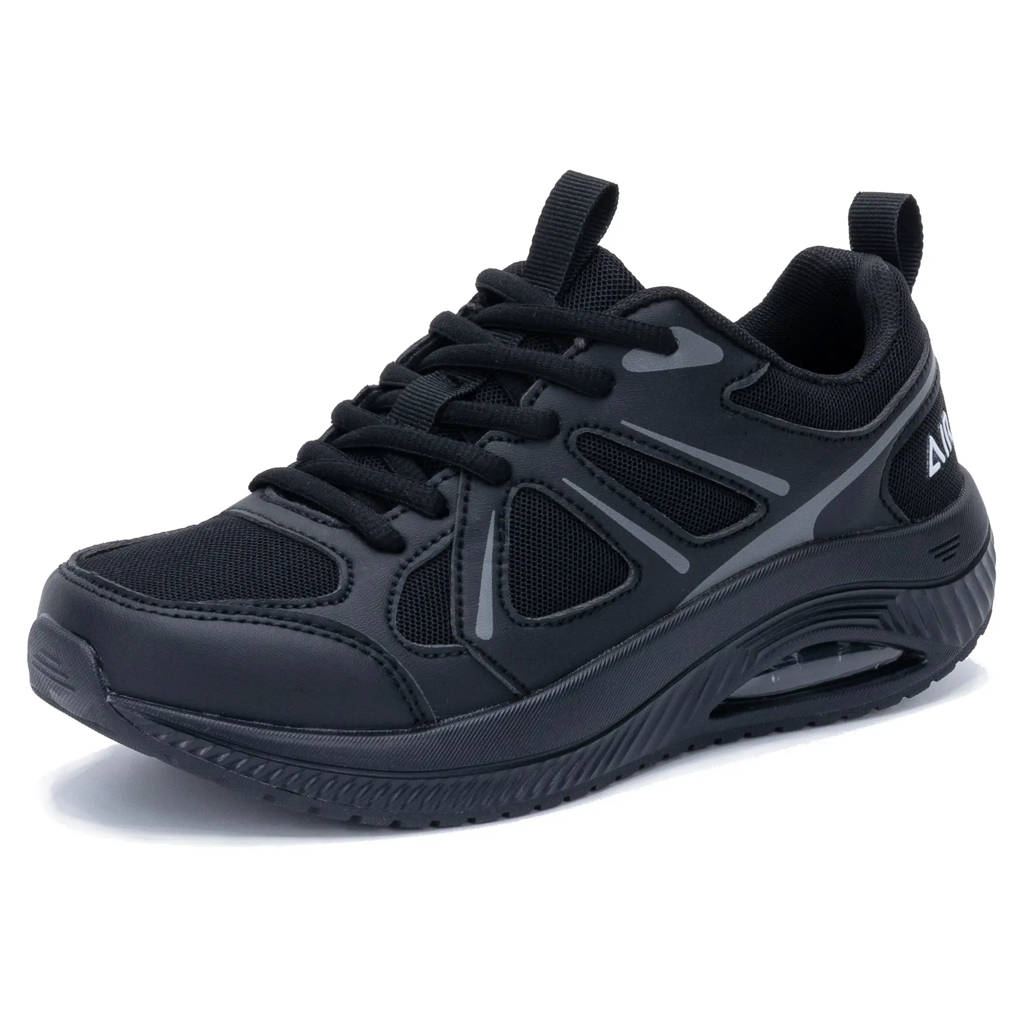 AOV Women's Orthopedic Leather Sneakers with Arch Support, Wide Width, and Mesh Lining for Casual Outdoor Walks, Sneakers For Women, Orthotic Insoles, Wipe Clean
