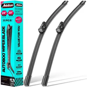 OEM Wiper Blades Replacement for Audi A4 Q5 Q3 A5 RS5 S5 allroad 2009-2020 Original Equipment Replacement Windshield Wipers 24 inch / 20 inch -Original Factory Quality (Set of 2) Top Lock 16mm